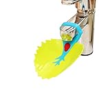 McHo 木の葉 手洗いサポートウォーターガイド 手洗い補助パーツ子供独立育成向け 踏み台 キッズ用 洗面所パーツ 便利グッズ ベビー用品手洗い補助 2個セット