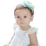 Tonsee ベビー ガールズ ヘッドバンド 可愛い レース フラワー ヘアバンド プリンセス ヘアアクセサリー (グリーン)