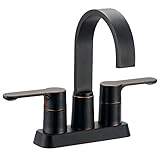 Designers Impressions 655670 Oil Rubbed Bronze Two Handle Lavatory Bathroom Vanity Faucet - Contempo