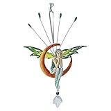 Design Toscano Lochloy House Crescent Fairy Dangling Sculpture