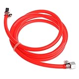 Fenteer 排水用パイプ　真空ホース　チューブ　シリコン　直径10mm 　長さ2ｍ　高品質　全２色　 - 赤