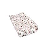 Playful Elephants Deluxe Flannel Changing Pad Cover by Trend Lab [並行輸入品]