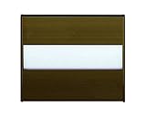 アルミ室名札 無地ブロンズ SK-606-4　　新協和