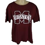 ミシシッピ州ブルドッグ公式NCAAクルーネックTee M by Glitterギア