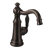 Moen S62101ORB Weymouth One-Handle High Arc Bar Faucet, Oil Rubbed Bronze [並行輸入品]