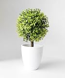 人工観葉植物 癒しのグリーン インテリア 造花 丸い かわいい ミニサイズ/ トピアリー ボール /V545