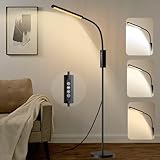 Gleazon フロアライト LED スタンドライト 間接照明 フロアスタンドライト「超高輝度 15W 3色温度・４段階明るさ調整 36cm