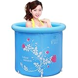 AMOS 折りたたみバスタブプラスチック大人のバスインフレータブルタブの子供たち ( 色 : Covered , サイズ さいず : 70*65 cm )