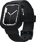 【elago】 Apple Watch Series 9 8 7 45mm SE 44mm 対応 ケース 耐 衝撃 衝撃吸収 シンプル 保護ケース 薄型 保護 カバー ソフト TPU 耐衝撃ケース [ AppleWatch アップルウォッチ 45 & 44 mm 各種 対応 ] ARMOR CASE ブラック