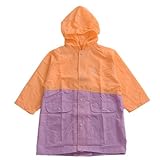 OCEAN＆GROUND（オーシャンアンドグラウンド) バイカラーレインコート ライトピンク M