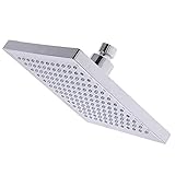 Hillrong シャワーヘッド 節水/高水圧/浄水/低水圧/極細水流 シャワーホース付き LED イルミネーション 変色 8インチ(A)