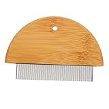 BESPORTBLE 1個 美容 コーム 子犬 コーム 犬 コーム 犬 ブラシ コーム 犬用 犬 グルーミング ブラシ ペット コーム ペット もつれ解消 ブラシ ペット コーム 木製 ハン