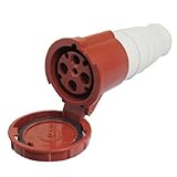 DealMux AC 380-415V 63A IP67 3P+E+N IEC309-2 Industrial Socket Conector