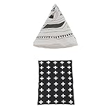 Lovoski 2枚　お買い得　赤ちゃん　プレイマット　子供　遊びマット　ラウンドクロールパッド　カーペット　毛布