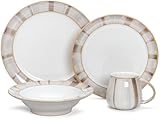 Denby Truffle Layers 4-Piece Place Setting, Service for 1 by Denby