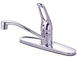 8 "キッチンデッキ蛇口、クローム仕上げ、1－ハンドル、無水式 – by Plumb USA