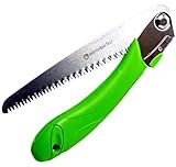PRO HAND SAWS - NEW AND IMPROVED BLADE - Tree Trimming, Rugged Razor Tooth Pruning Saw Trimmer for C