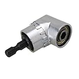 Pixnor 1 / 4インチ六角ドリルビット105度角度拡張角度ドライバースクリュードライバーソケットホルダーアダプター