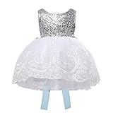 クリスマスパーティーフォーマルドレス、balakieプリンセスベビーキッズガールズリボン付きレース花柄ドレス 4T マルチカラー BK-15989