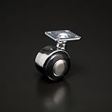 e-kanamono 双輪キャスター プレートタイプ ストップ無 50mm