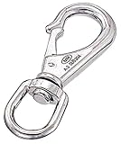ステンレス金具 スイベルスナップ 線径4mm 全長66mm 使用荷重20kgf