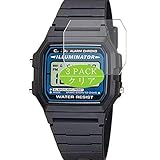 3枚 VacFun フィルム ， CASIO カシオ F105W-1A F-105W Series 向けの 保護フィルム 液晶保護 フィルム 保護フィルム（非 ガラスフィルム 強化ガラス ガラス ケース カバー ） スマートウォッチ と互換性のある 腕時計