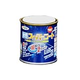 アサヒペン ペンキ 水性スーパーコート 水性多用途 ソフトグレー 1/12L