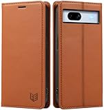 FeeY Google Pixel 7A 用 ケース 手帳型 7a手帳 ケース 耐衝撃TPU素材カード収納 マグネット内蔵スタンド機能付き ピクセル 7a 財布型 携帯カバー Pixel 7A用 スマホケース 全面保護 ブラウン