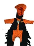 MascotWear See My Hood幼児18月Oklahoma State Cowboysポリエステルフリースジップアップフード付きOnesie