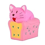 anboor 4.7 " Squishies Cat Bread KawaiiソフトSlow Rising香りつきKitty Squishies Stress Relief Kid Toys