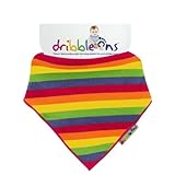 Dribble Ons Designer with Rainbow Stripes (Multi-Coloured)