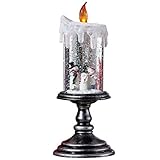 Lighted Christmas Snowman Candle Decoration, Snowman by Collections ETC