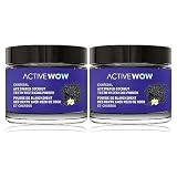 【2個セット】アクティブワオ Active Wow ホワイトニングパウダー 活性炭 歯磨き粉 ホワイトニング チャコールパウダー 20g Activated Coconut Charcoal Teeth Whitening 20g Vanilla Mint (バニラミント) 「並行輸入品」