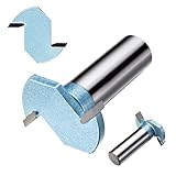 1/2インチシャンクDealMux 3/16インチの切り込み深さTスロットTトラックスロッティングルータービットカッター