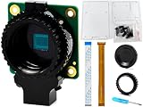 Raspberry Pi HQカメラモジュール ケース付き Raspberry Pi 4B/3B+/3B/2B/A+/Zero/W/Zero WH、12.3MP IMX477センサーサポートCおよびCSマウントレンズ、Raspberry PiカメラモジュールV2の代替品(8アイテム)