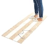 オカ うちねこ キッチンマット 約45×120cm (ホワイト)