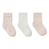 【2016冬新発売】 ベアフットドリームス ベビーソックス 3足セット出産祝い ギフト BAMBOO CHIC LITE BABY SOCKS 475 (カラー：Pink) Barefoot Drea