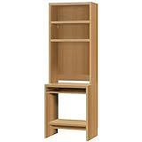 幅60本体：ミディアムブラウン ： 日本製SOHOスタイル壁面収納PCデスクシェルフ【paceed】 ブラウン(brown) 低ホルムアルデヒド リビング収納 ブックシェルフ