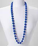 GUMEEZ Lyla Teething Necklace - Sapphire Blue by GUMEEZ
