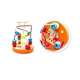 クラシック 知育玩具 指先トレーニング ミニ ビーズコースター | Dingze (C)