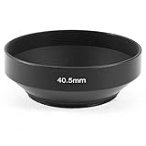 uxcell レンズフード 金属 40.5mm スレッドスクリューイン 広角レンズ フードカバー 汎用