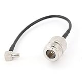 uxcell　TS9－N-K RG174ケーブル　同軸ケーブル　ピグテール　TS9メス－N-Kメス　RG174　延長ケーブル　15cm