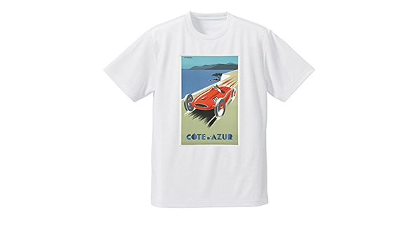 Amazon 車 クラシックカー イラストビンテージポスター プリントtシャツ Tシャツ カットソー 通販
