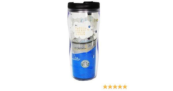 Amazon ドリンクチケット付 Starbucks スターバックス タンブラー 羽田空港 限定japan Tokyo Airport 12oz 350ml グラス タンブラー オンライン通販