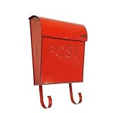 NACH Nach TH-15657 Aged Euro Mailbox, Red [並行輸入品]