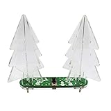 Biuuu DIYフルカラー変換LEDアクリル3Dクリスマスツリーeラーニングキット