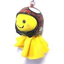 てるてる坊主 Amazon.co.jp: てるぼう＆ヘルメットキーホルダーセット