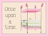 Oopsy Daisy Canvas Wall Art Regal Storybook Bed Pink by Sherri Blum, 40 by 30-Inch [並行輸入品]
