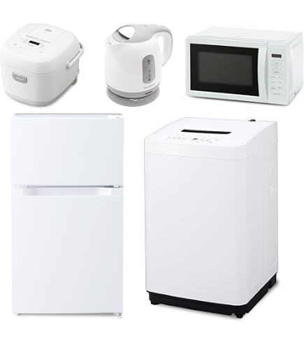 Amazon.co.jp: 【新生活3点セット】 [山善] 冷蔵庫 150L & 洗濯機 6kg