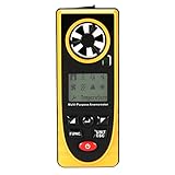 KKmoon 　ミニ風速計　風速計　風速/温度/湿度/風チル/露点/気圧/照明測定